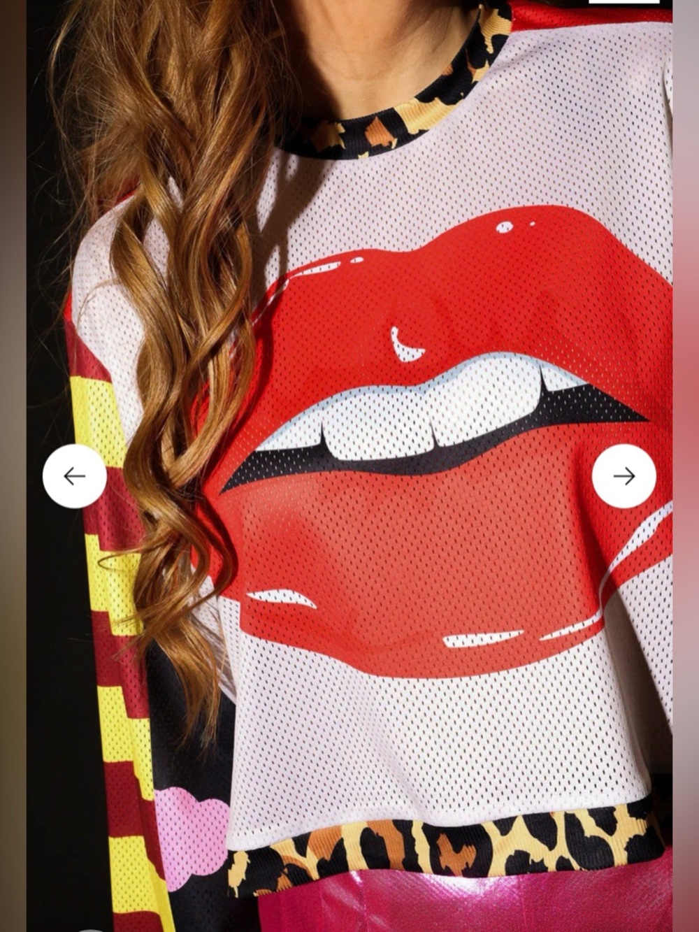 NWT Burnt Toast Dont Quote Me Cropped Jersey Mesh Top